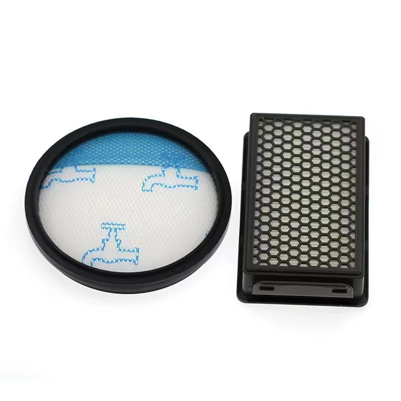 Filter Set for Rowenta FTL30, RO3715, RO3759, RO3798 Vacuum Cleaners, Blue Foam + White Filter Replacement Parts