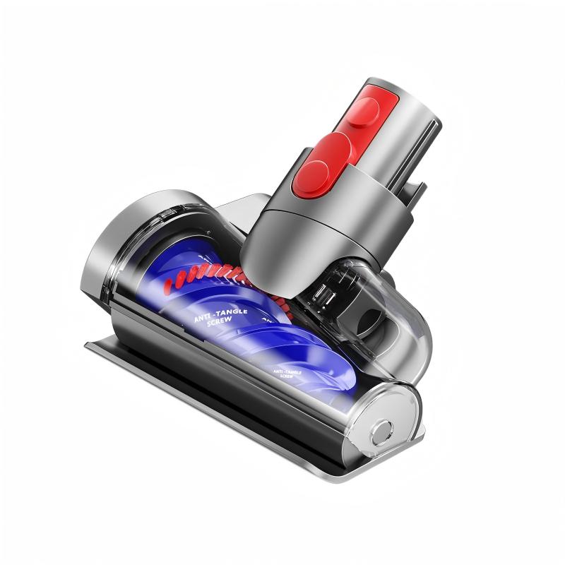 Dual Roller Motorized Mattress Tool for Dyson V7 V8 V10 V11 V15 Anti-Tangle Bed Vacuum Head