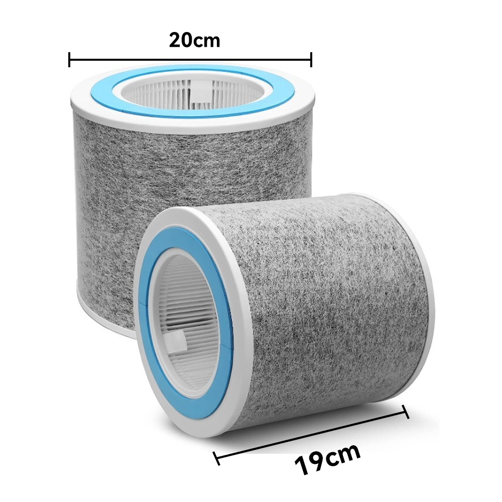 Shark HP100 Series Replacement Filter, 3-in-1 H13 True HEPA & Activated Carbon Filter for HP100/HP101/HP102/HP132/HP152 Air Purifiers, Replaces HE1FKPET/HE1FKBAS