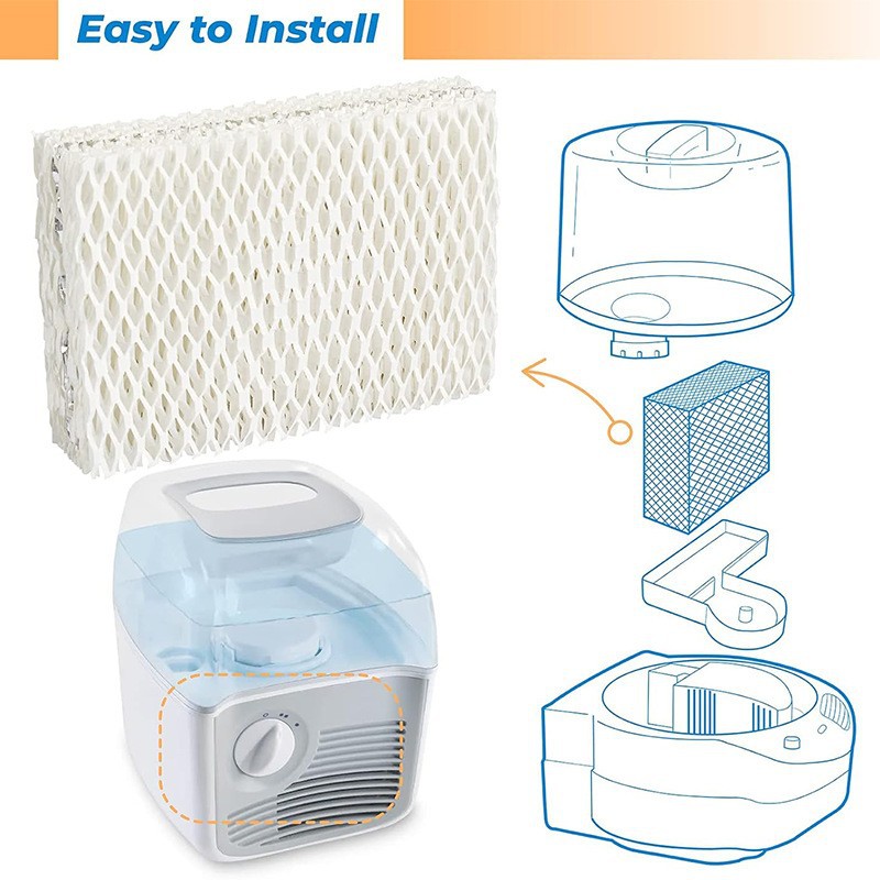 Kaz / Honeywell WF813 Humidifier Wick Filter, Replacement for PCWF813 / EQWF813, Compatible with Relion RCM-832/RCM-832N, Vicks V3100/V3800, ProCare PCCM-832N, Equate EQ-2119-UL